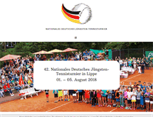 Tablet Screenshot of juengsten-tennis.de